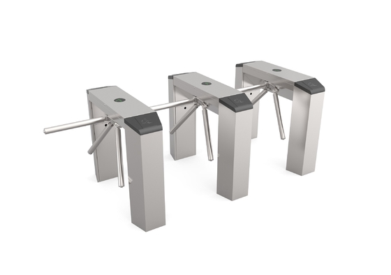 Control de Acceso Semi - Automatic Tripod Turnstile Gate - Integrated with Security Access Control Gate System - RFID