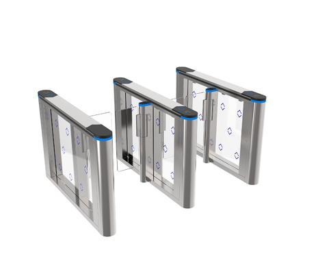 Modern Style Integrated Design Turnstiles Security Speed Gates Stainless Steel Swing Gatefor Office Security Gates