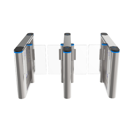 Modern Style Integrated Design Turnstiles Security Speed Gates Stainless Steel Swing Gatefor Office Security Gates