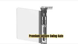 Z315 Φτηνό αλλά καλής ποιότητας Swing Gate Διαφανές ακρυλικό πάνελ