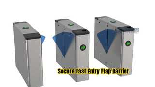 Προβολή Y248 Office Factory 3 Pairs Flap Barrier Gate Retractable Automatic Designed Demo