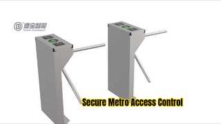Παρουσιάστε την Standard Electronic Interface For You, στο σταθμό του μετρό Three Arm Turnstile Security Products