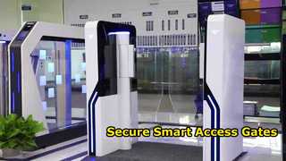 Παρουσιάστε το EF3213 Smart Canteen Swing Gate Turnstile Hotel Restaurant Swing Barrier Gate For You