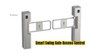 Ρολόι: Έκθεση Swing Gate Control Access Z310 Ενσωματωμένος κωδικός RFID/QR για σούπερ μάρκετ αυτοεξυπηρέτησης